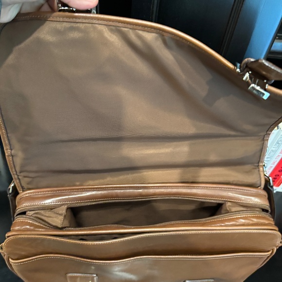 RARE Coach British Tan Portfolio Thompson Briefcase J0669-F06455 - Picture 4 of 16